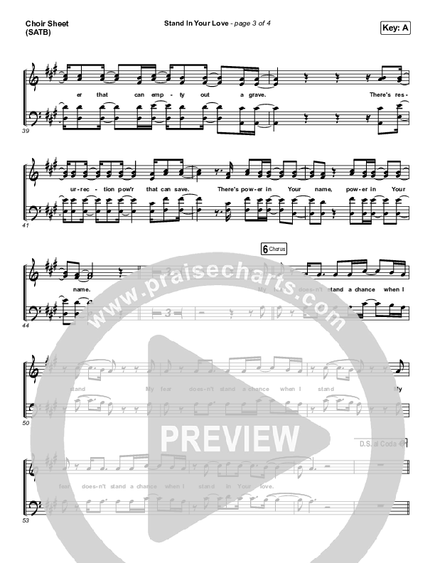 Stand In Your Love Choir Vocals (SATB) (Bethel Music / Josh Baldwin)