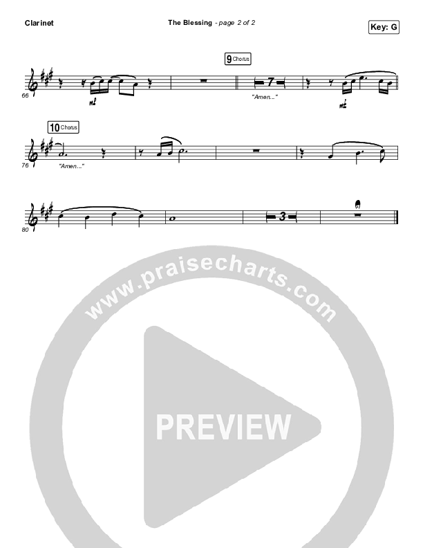 The Blessing Clarinet (Bethel Music / We The Kingdom)