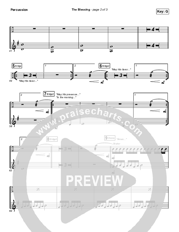 The Blessing Percussion (Bethel Music / We The Kingdom)