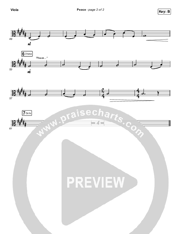 Peace Viola (Bethel Music / We The Kingdom)