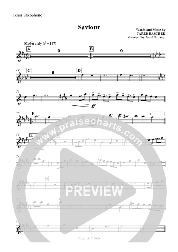 Saviour Tenor Sax 2 (Compliments of Gus)