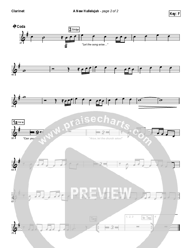 A New Hallelujah Clarinet (Paul Baloche)