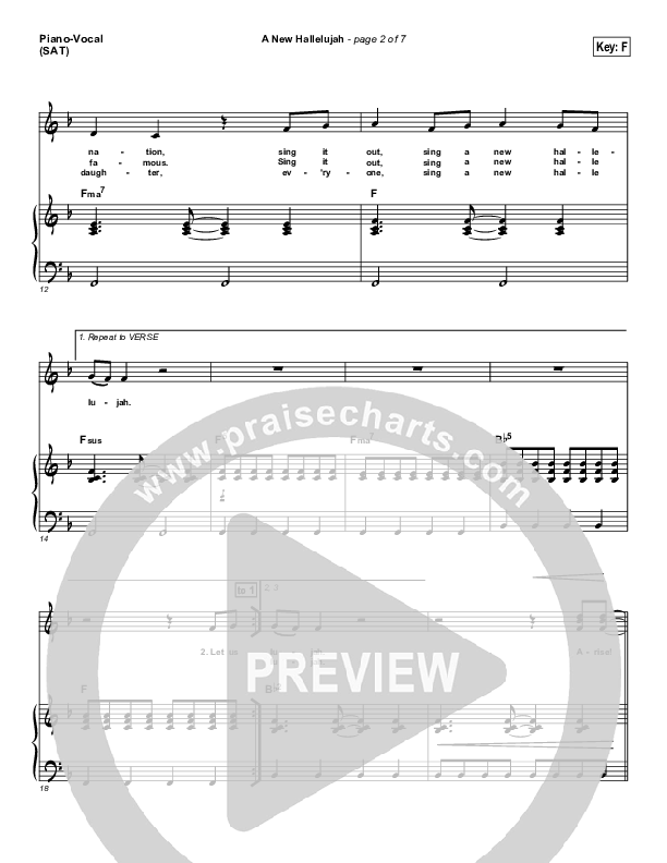 A New Hallelujah Piano/Vocal (Paul Baloche)