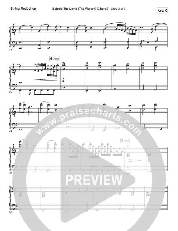 Behold The Lamb (Choral Anthem SATB) Synth Strings (Passion / Kristian Stanfill / Arr. Luke Gambill)