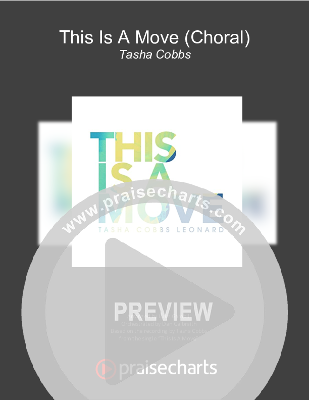 This Is A Move (Choral Anthem SATB) Orchestration (Tasha Cobbs Leonard / Arr. Luke Gambill)