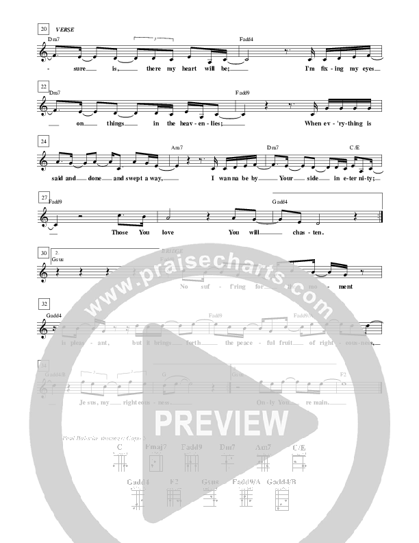 Shaken Lead Sheet (Paul Baloche)