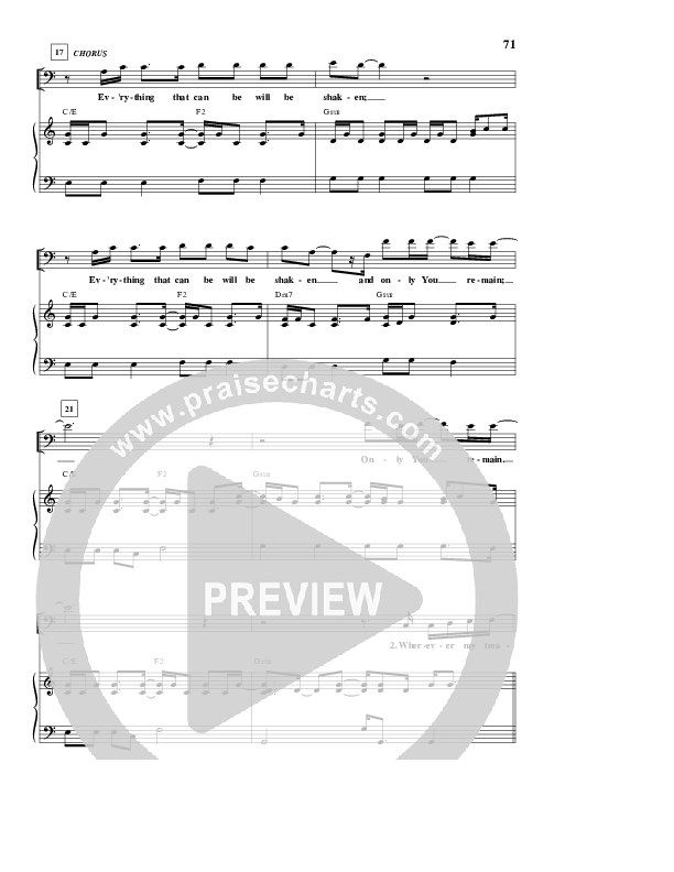 Shaken Lead & Piano (Paul Baloche)