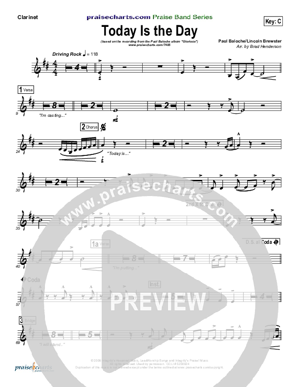 Today Is The Day Wind Pack (Paul Baloche)