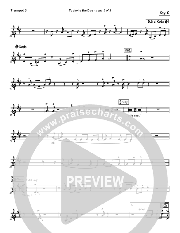 Today Is The Day Trumpet 3 (Paul Baloche)