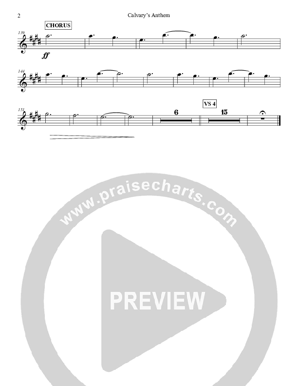 Calvary's Anthem Alto Sax (Grace Worship)