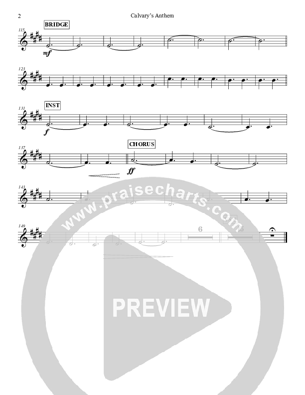 Calvary's Anthem Bari Sax (Grace Worship)