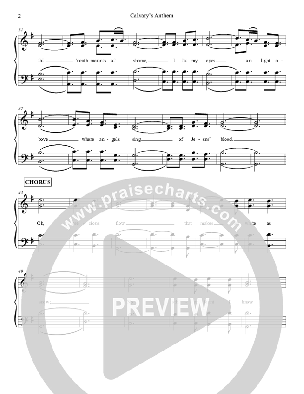 Calvary's Anthem Choir Vocals (SATB) (Grace Worship)