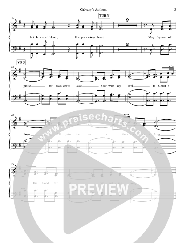 Calvary's Anthem Choir Vocals (SATB) (Grace Worship)