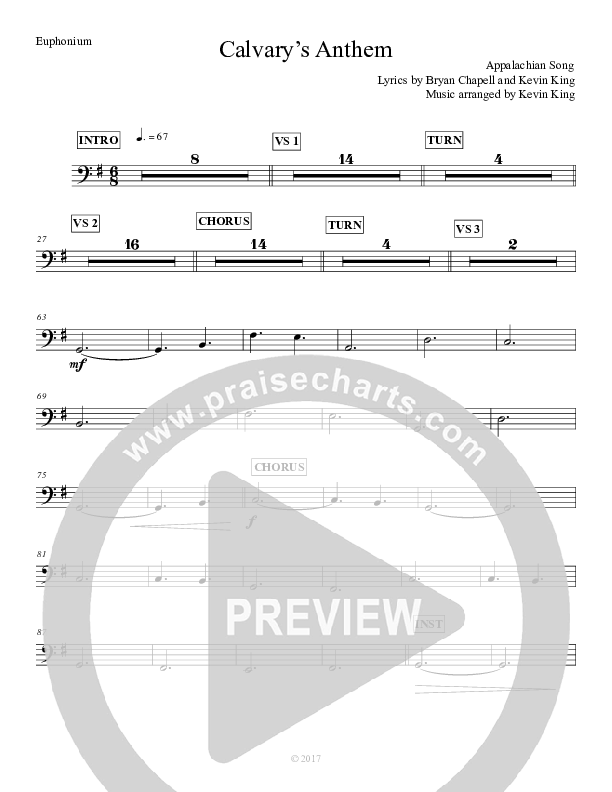 Calvary's Anthem Euphonium (Grace Worship)