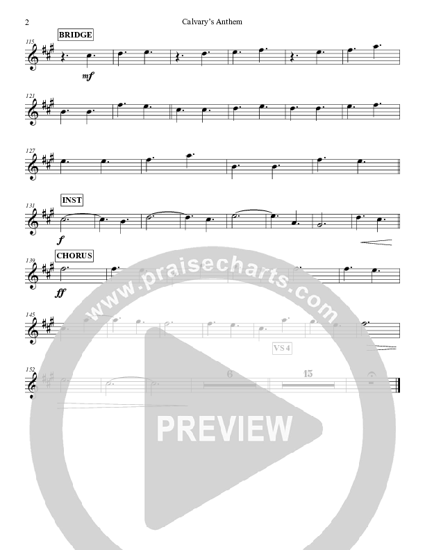 Calvary's Anthem Tenor Sax 2 (Grace Worship)