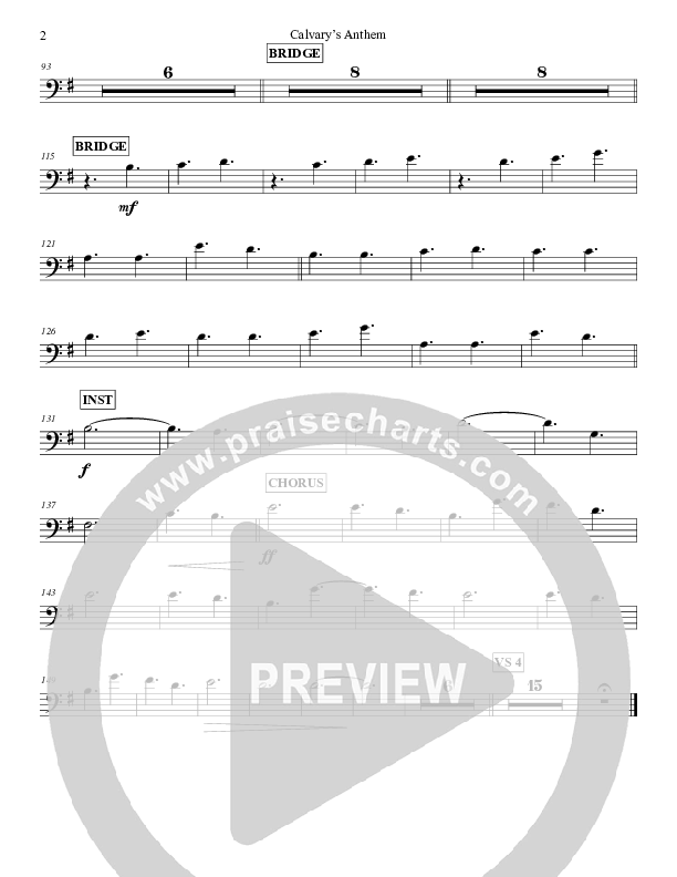 Calvary's Anthem Trombone 1 (Grace Worship)