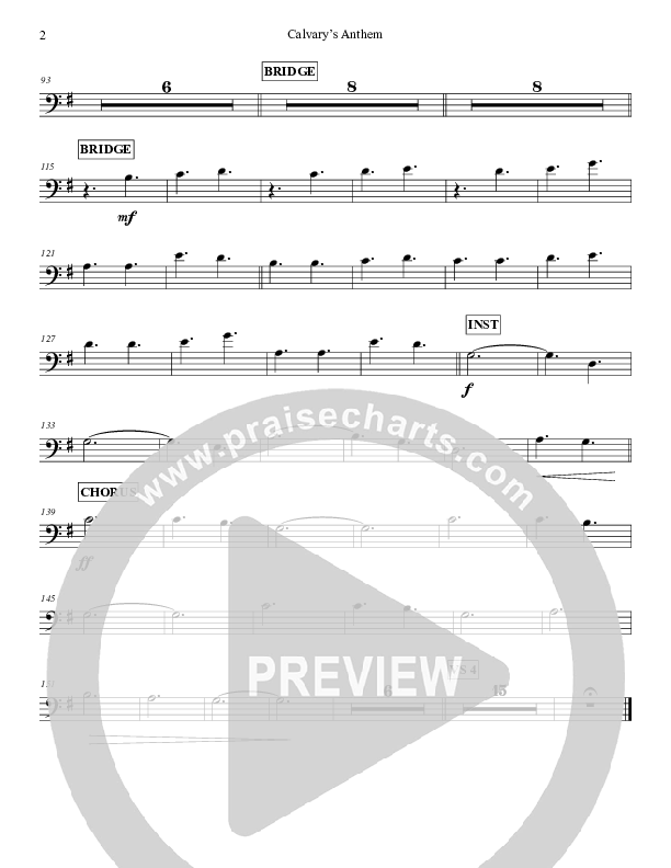 Calvary's Anthem Trombone 2 (Grace Worship)