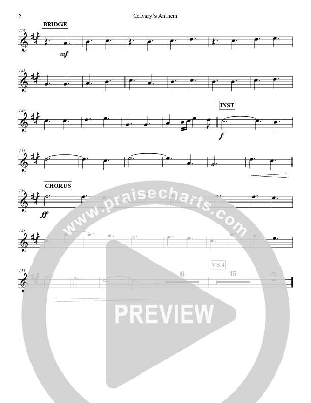 Calvary's Anthem Trumpet 2 (Grace Worship)