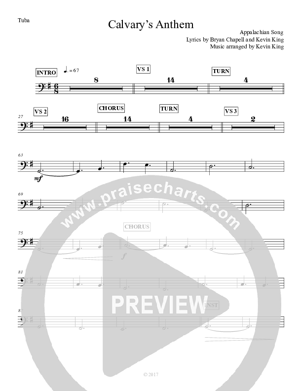 Calvary's Anthem Tuba (Grace Worship)