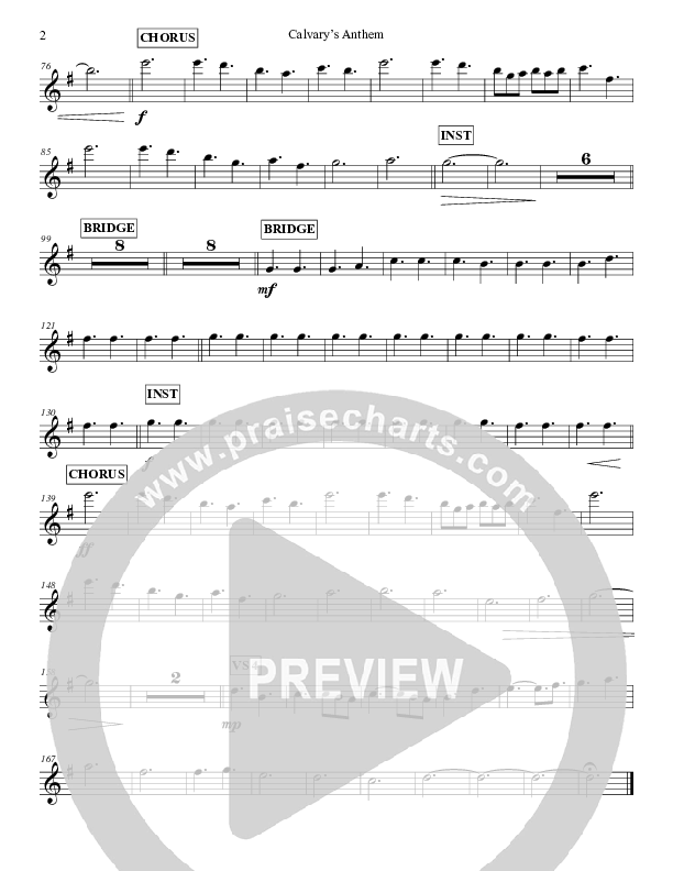 Calvary's Anthem String Pack (Grace Worship)