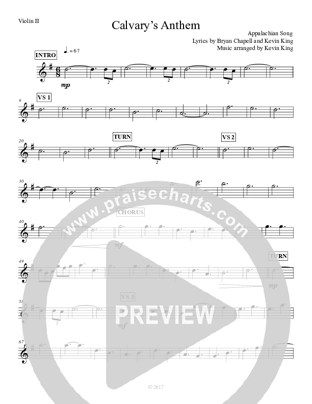 Calvary's Anthem String Pack (Grace Worship)