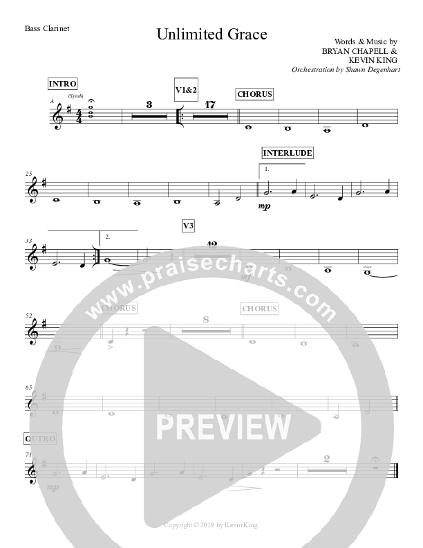 Unlimited Grace Bass Clarinet (Grace Worship)