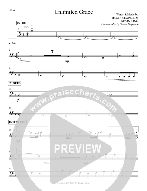 Unlimited Grace Cello (Grace Worship)