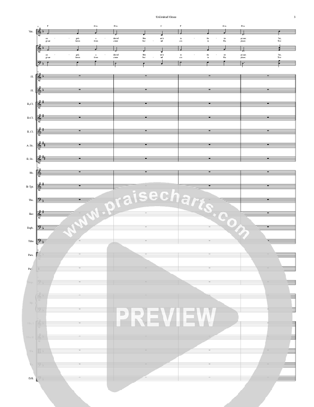 Unlimited Grace Conductor's Score (Grace Worship)