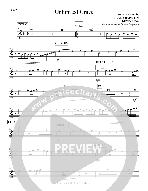 Unlimited Grace Flute 1/2 (Grace Worship)