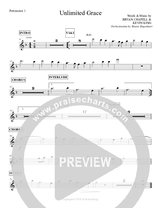 Unlimited Grace Percussion 1/2 (Grace Worship)