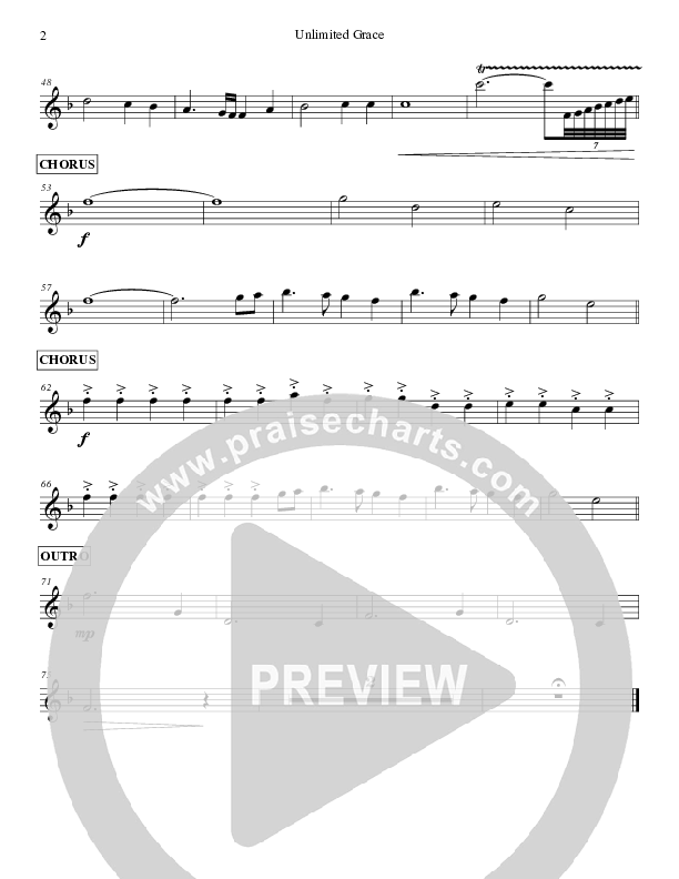 Unlimited Grace Violin 1 (Grace Worship)