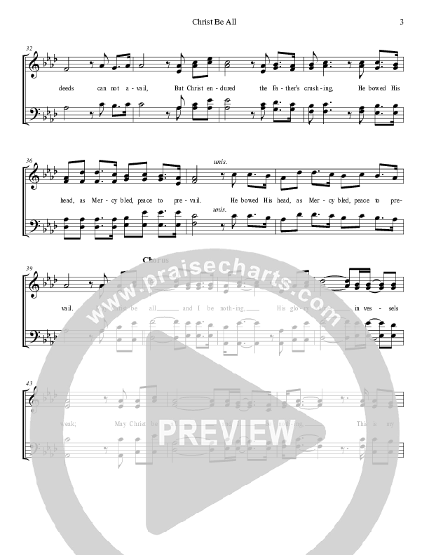 Christ Be All Choir Vocals (SATB) (Grace Worship)