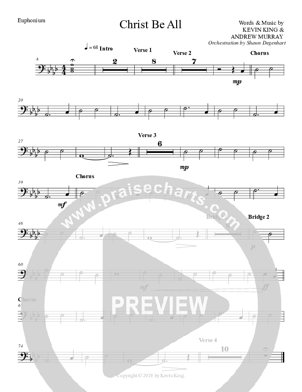 Christ Be All Euphonium (Grace Worship)