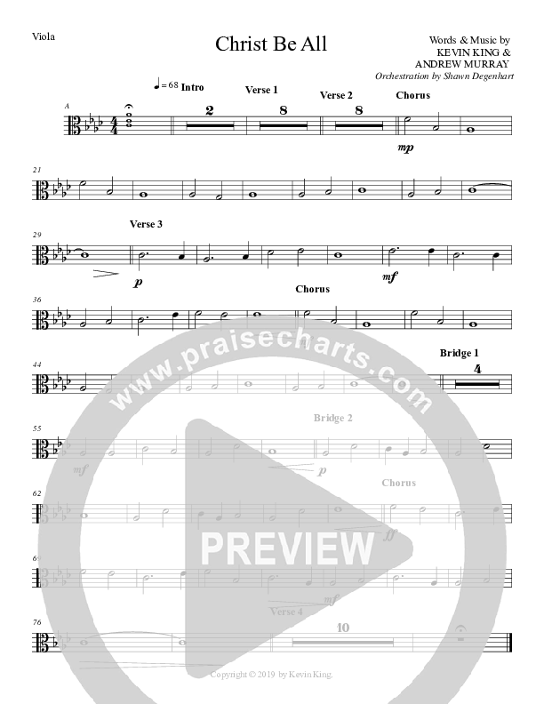 Christ Be All Viola (Grace Worship)