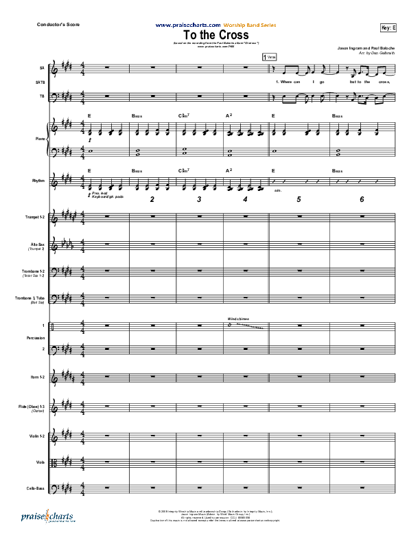 To The Cross Conductor's Score (Paul Baloche)