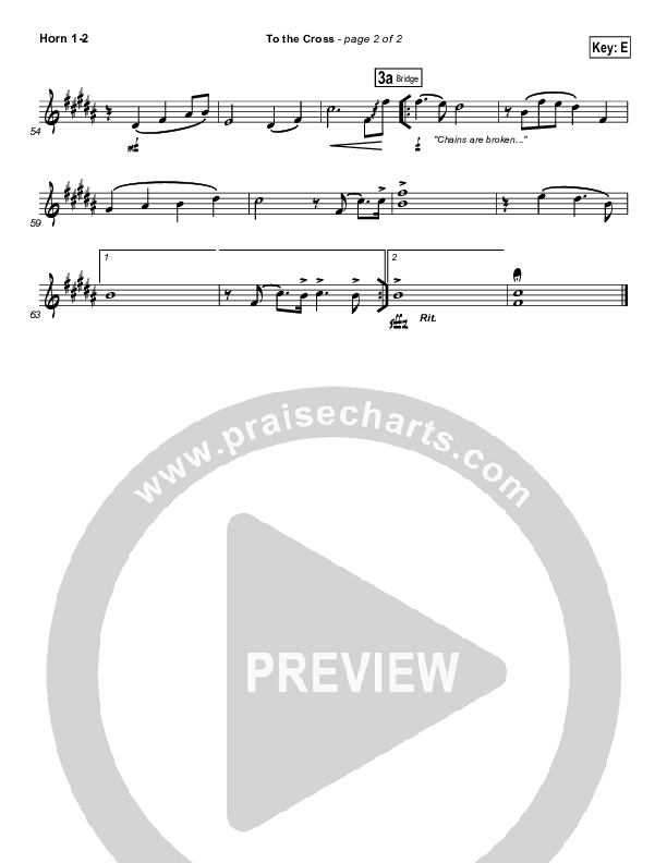 To The Cross Brass Pack (Paul Baloche)