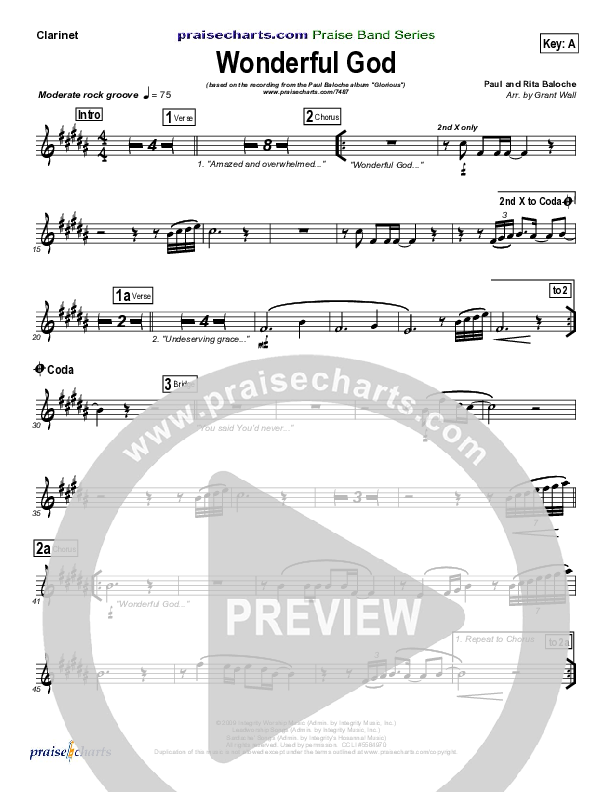 Wonderful God Wind Pack (Paul Baloche)