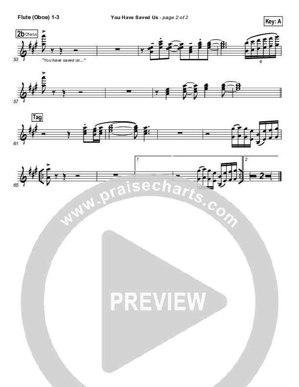 You Have Saved Us Wind Pack (Paul Baloche)