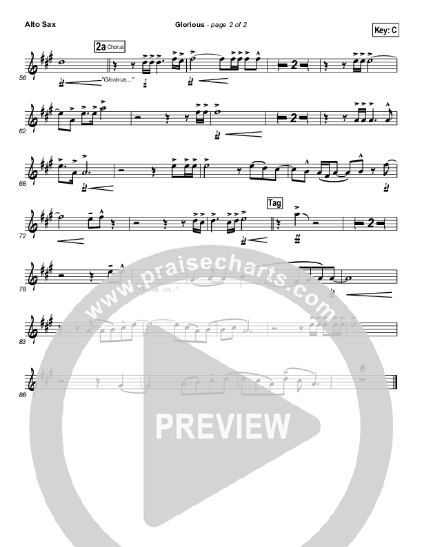 Glorious Alto Sax (Paul Baloche)