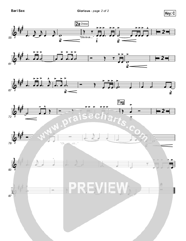 Glorious Bari Sax (Paul Baloche)