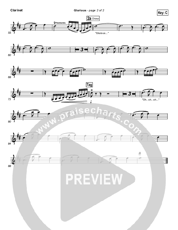 Glorious Clarinet (Paul Baloche)