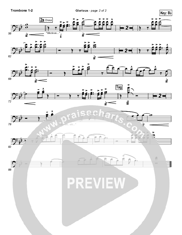 Glorious Trombone 1/2 (Paul Baloche)