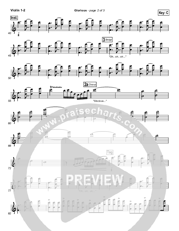 Glorious Violin 1/2 (Paul Baloche)