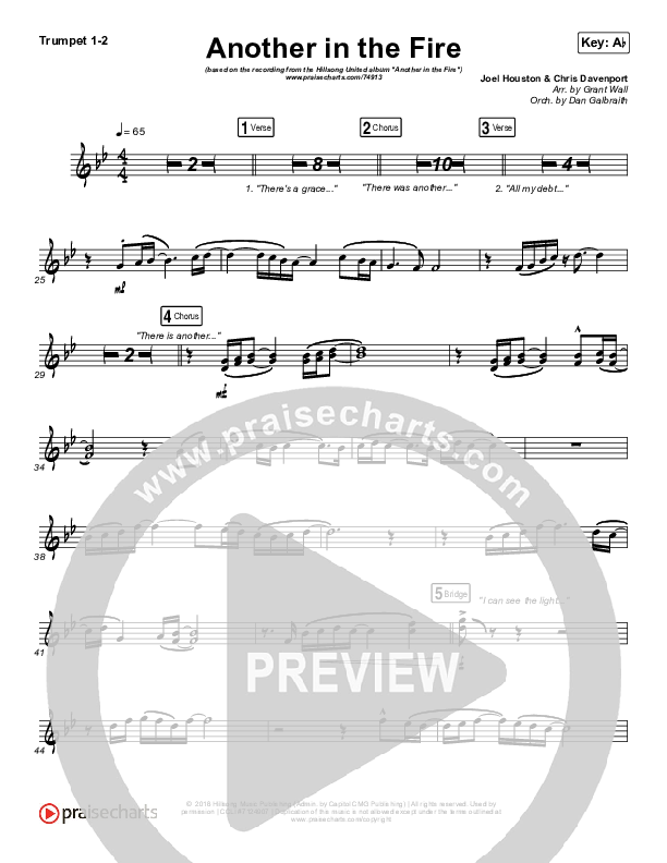 Another In The Fire Trumpet 1,2 (Hillsong UNITED / TAYA)