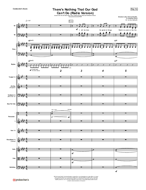 There's Nothing That Our God Can't Do (Radio) Orchestration (Passion / Kristian Stanfill)