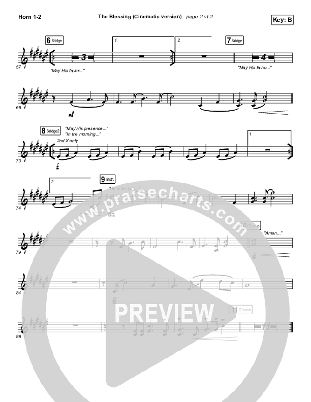 The Blessing (Cinematic) Brass Pack (Kari Jobe / Cody Carnes)