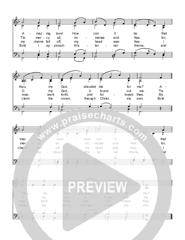 And Can It Be That I Should Gain Choir Sheet (SATB) (Sovereign Grace / Bob Kauflin)