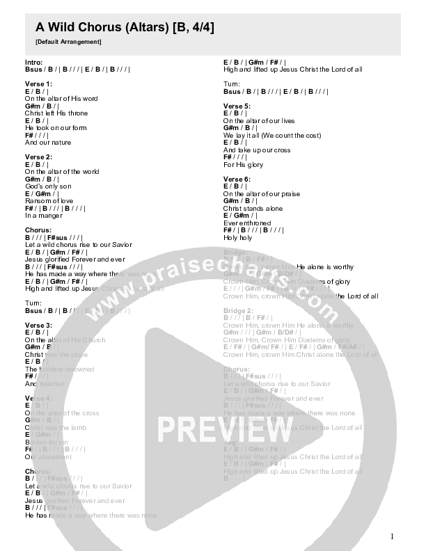Sunrise (Acoustic) Chords PDF (River Valley AGES) - PraiseCharts
