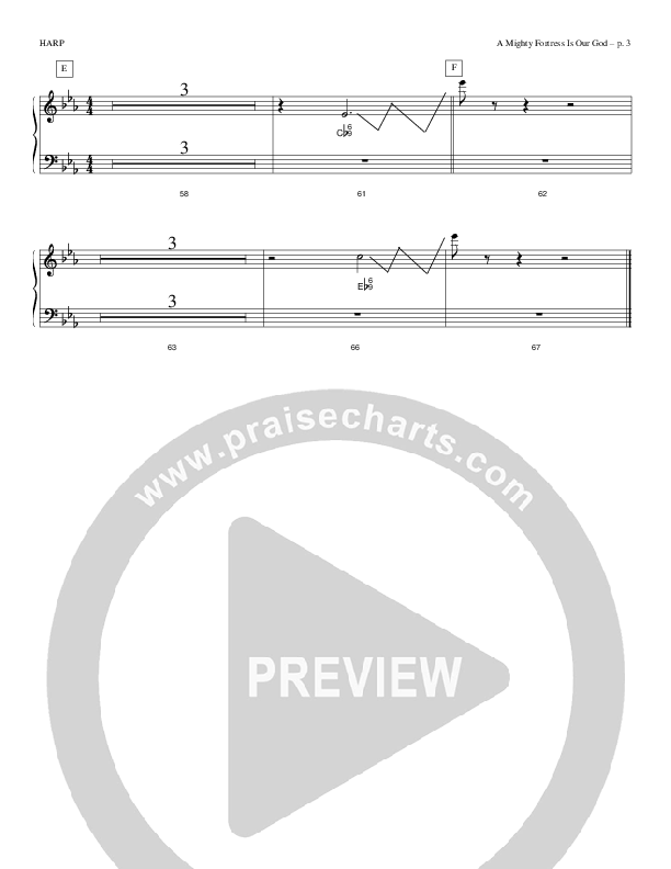 A Mighty Fortress Is Our God Harp (Todd Billingsley)