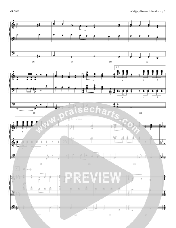 A Mighty Fortress Is Our God Organ (Todd Billingsley)